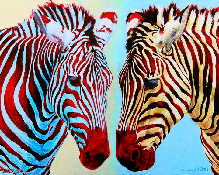 Communal Stripes, Canvas Print