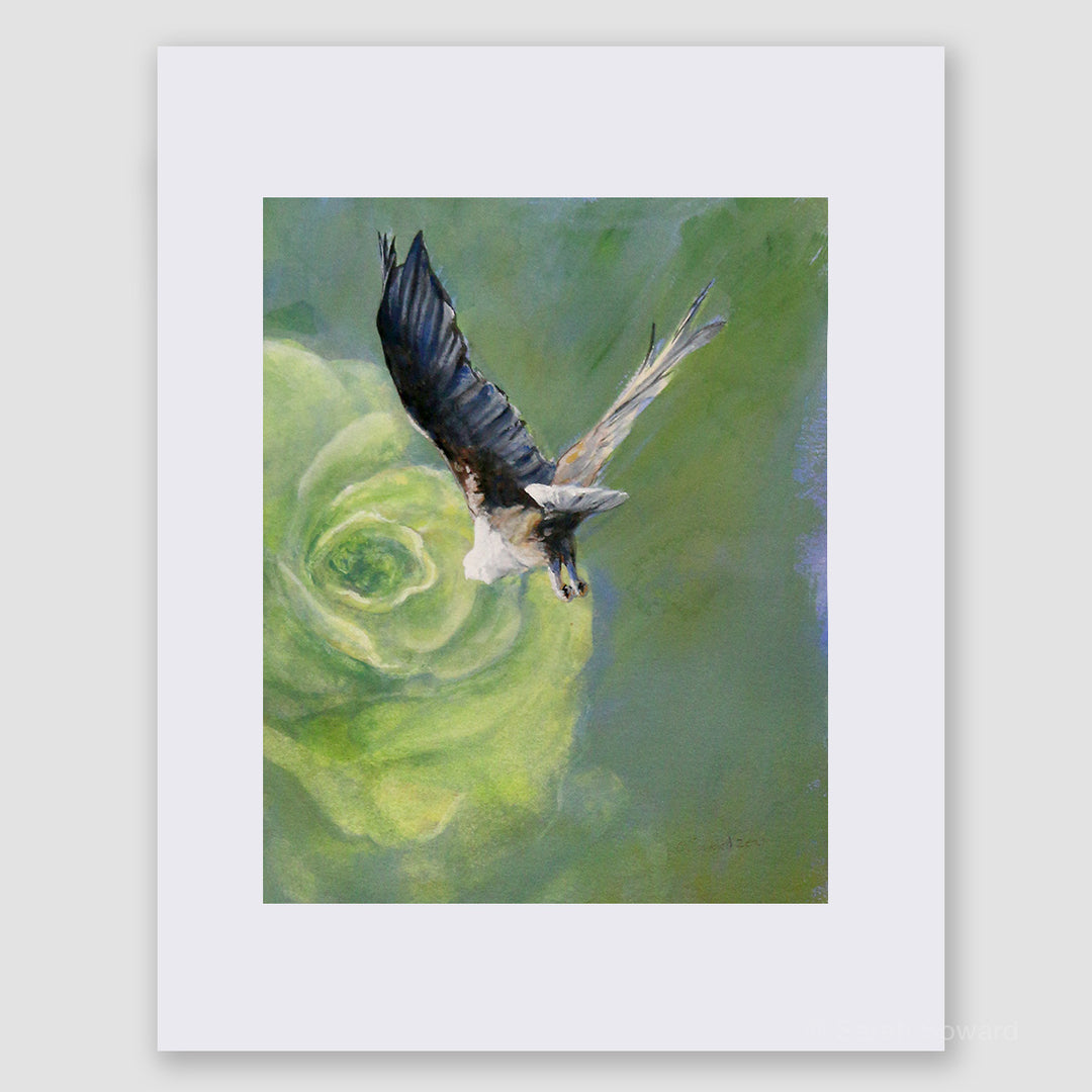 The Eagle and the Rose, Original Painting