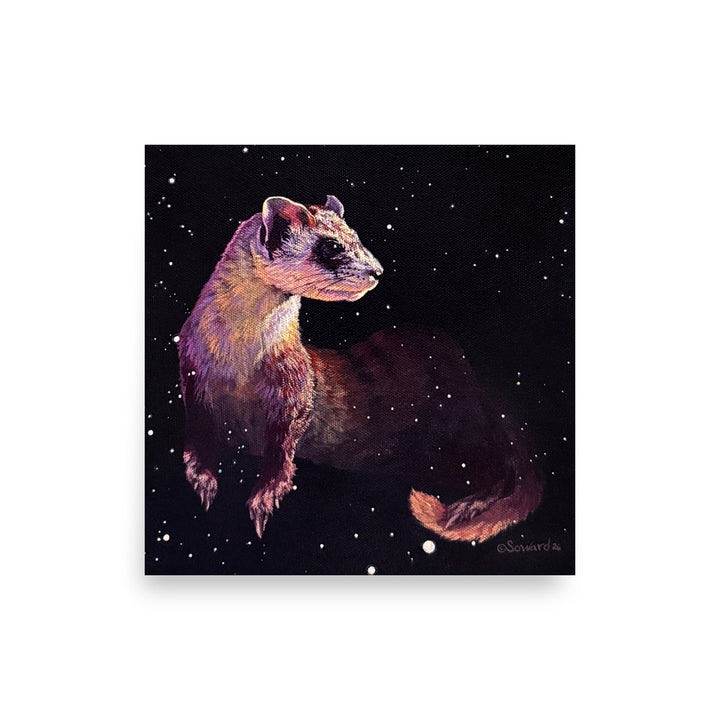 Caelum, the Wily Chisel, Ferret Print