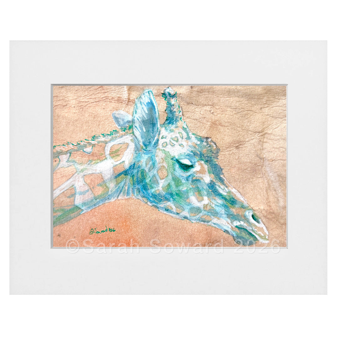 Gentle Giraffe, Original Painting