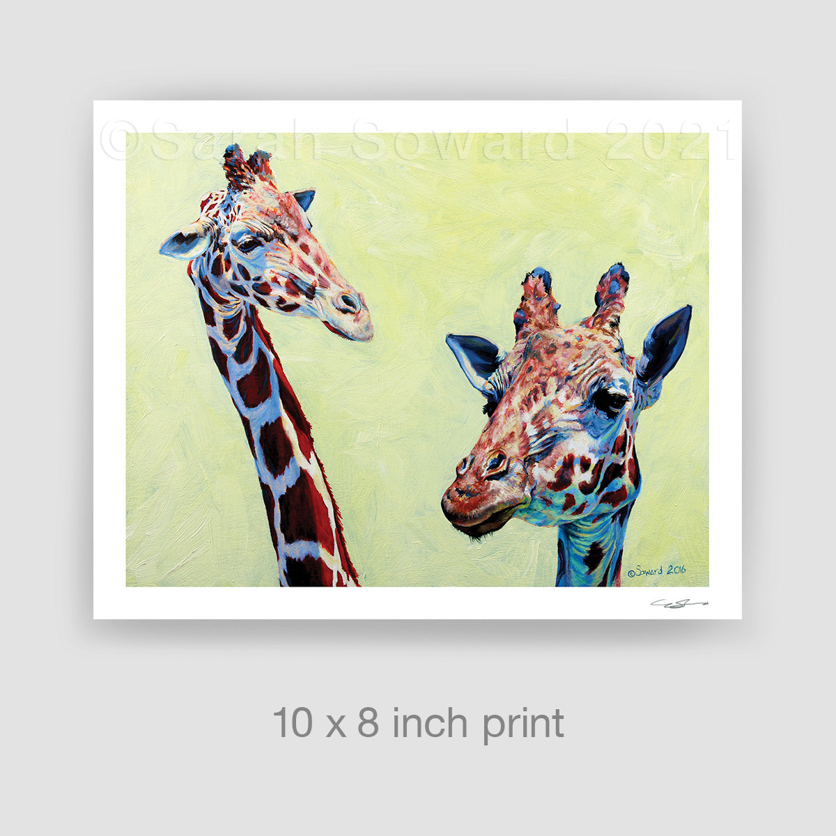 Giraffe-itude, Limited Edition Print