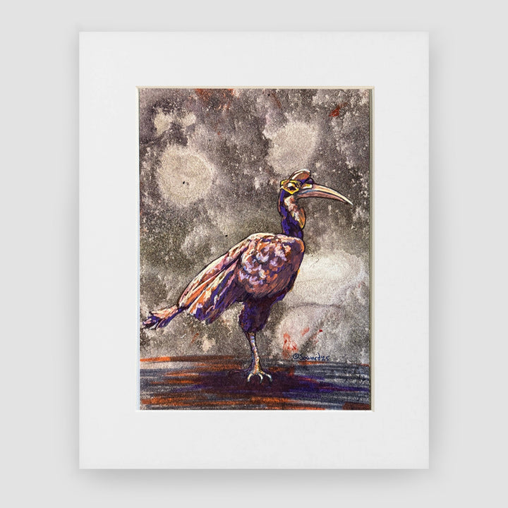 Haute Hornbill, Original Painting