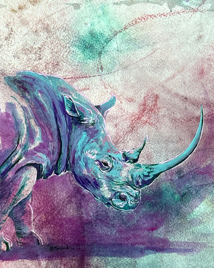Infinity Rhino, Original Painting