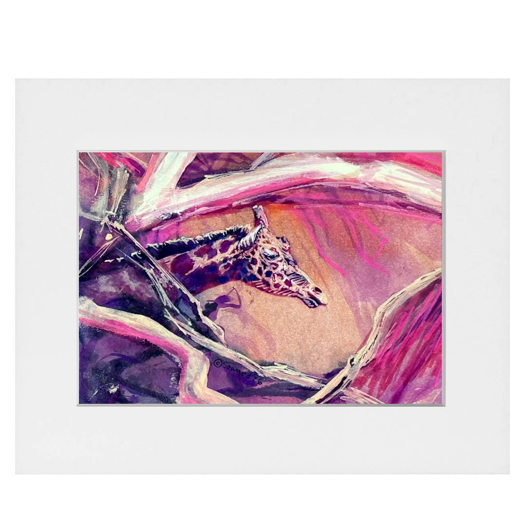 It Don't Bother Me, Giraffe, Original Painting