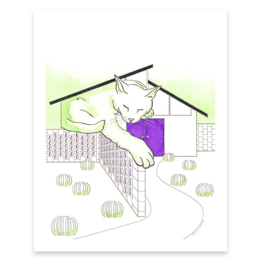 Rafina, Modern House Cats Print