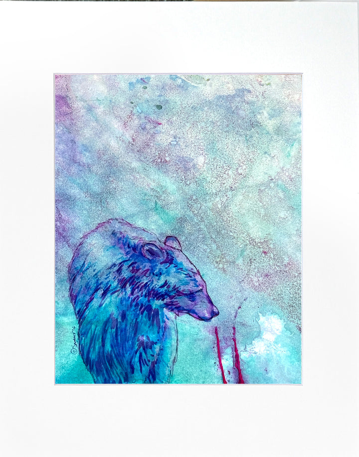Rain Bear, Original Painting