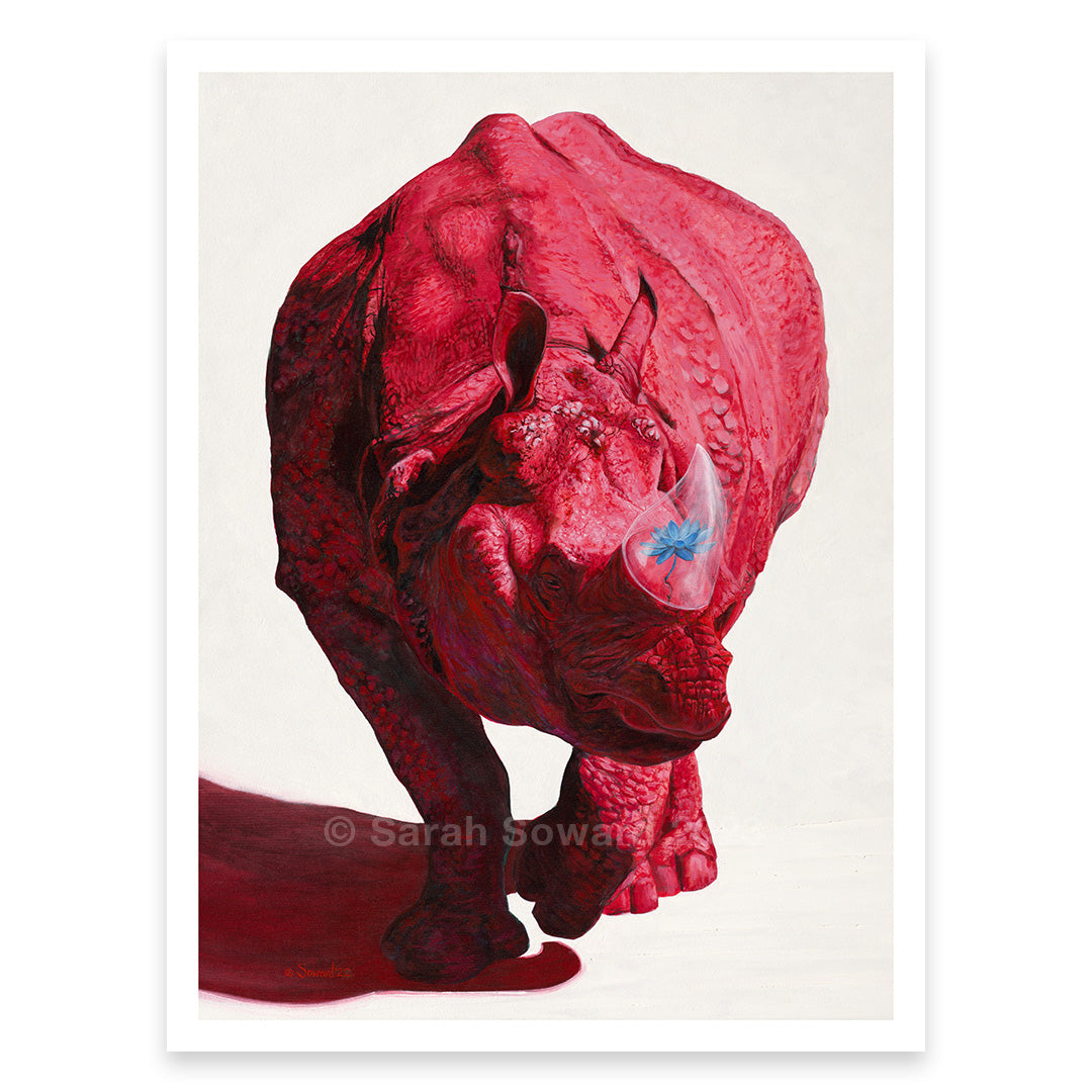 Red Tara, Rhino Prints