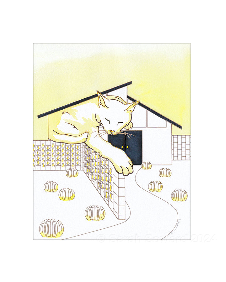 Starburst, Modern House Cats Painting