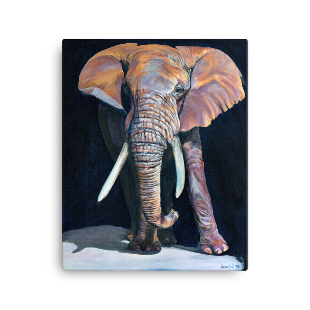 Army of Me, Elephant Canvas Print