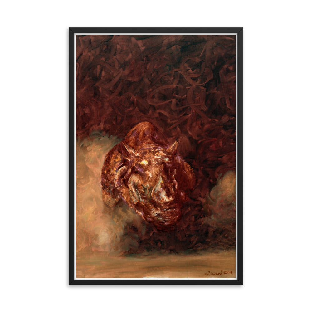 Rhino Charger Heaven, Framed Print