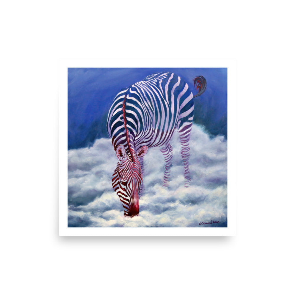 Filling Up, Cloud Zebra, Open Edition Print