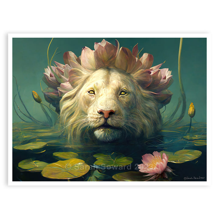 Lotus Lion, Print