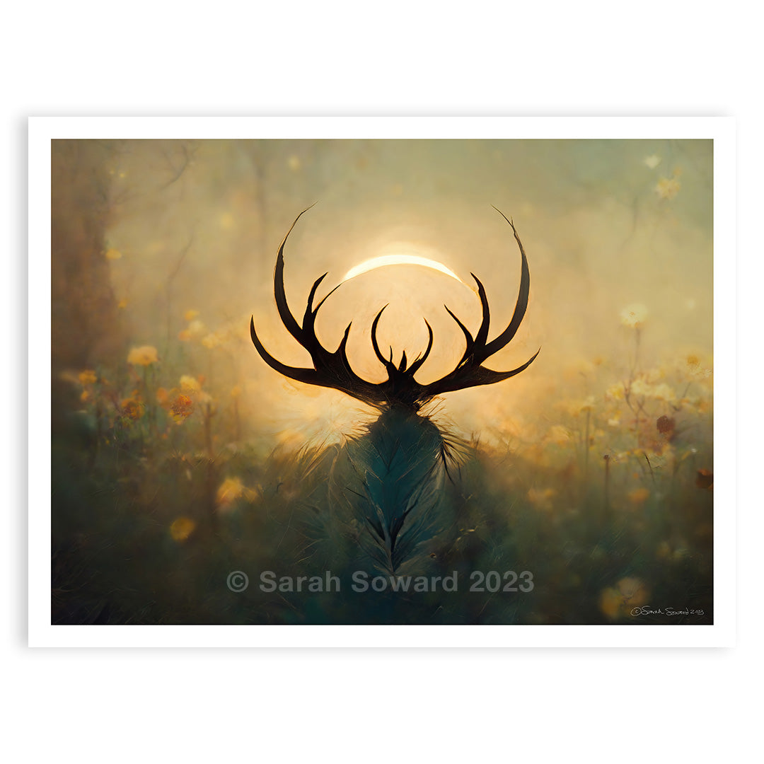 Unfettered, Deer, Open Edition Print