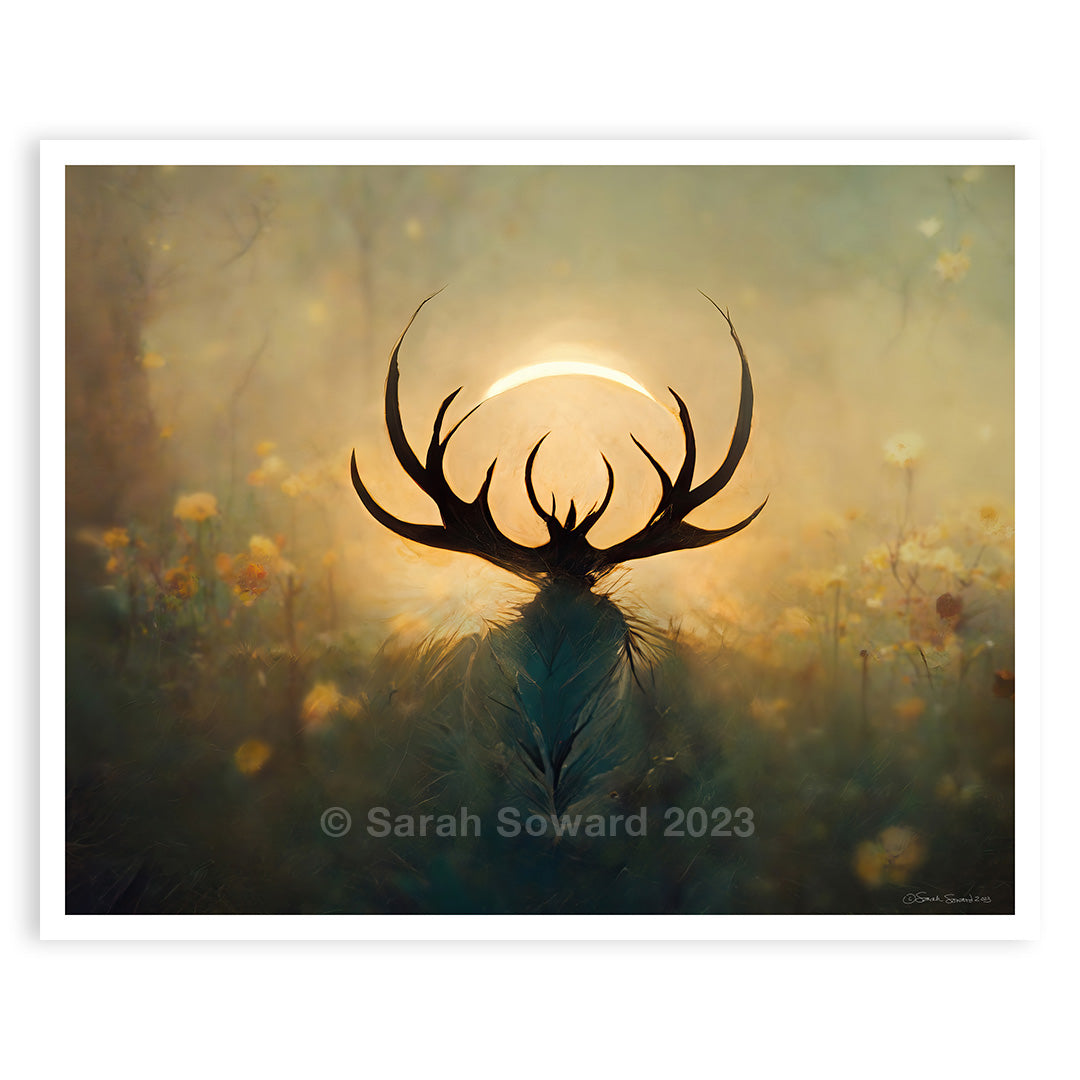 Unfettered, Deer, Open Edition Print