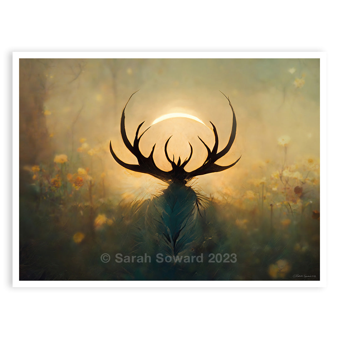 Unfettered, Deer, Open Edition Print