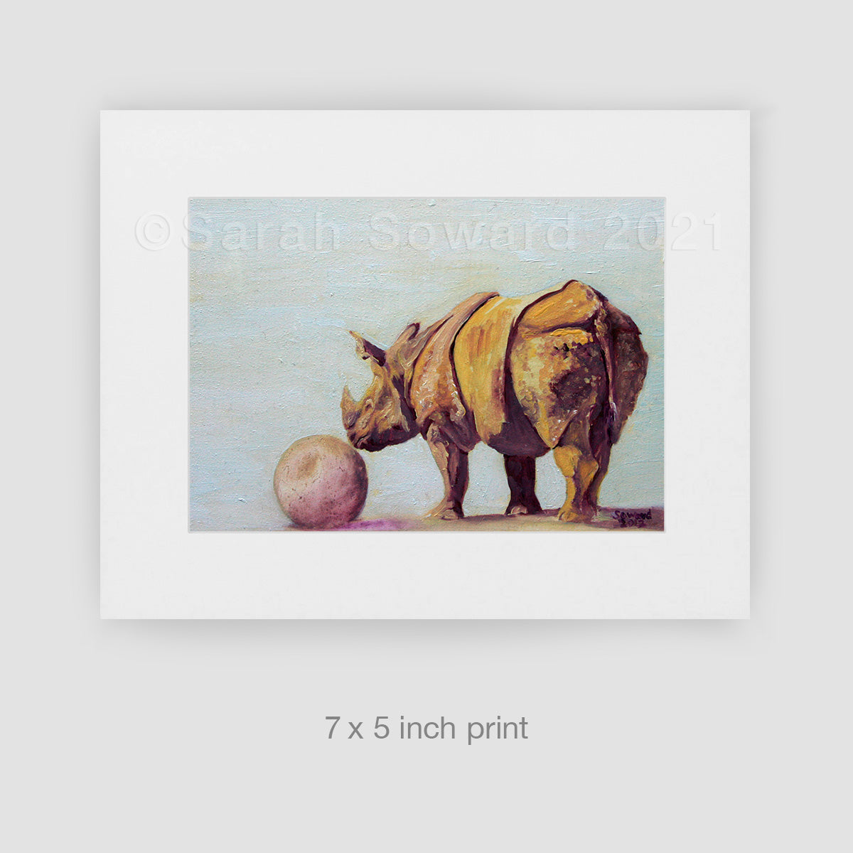 Stephan, Rhino Limited Edition Print