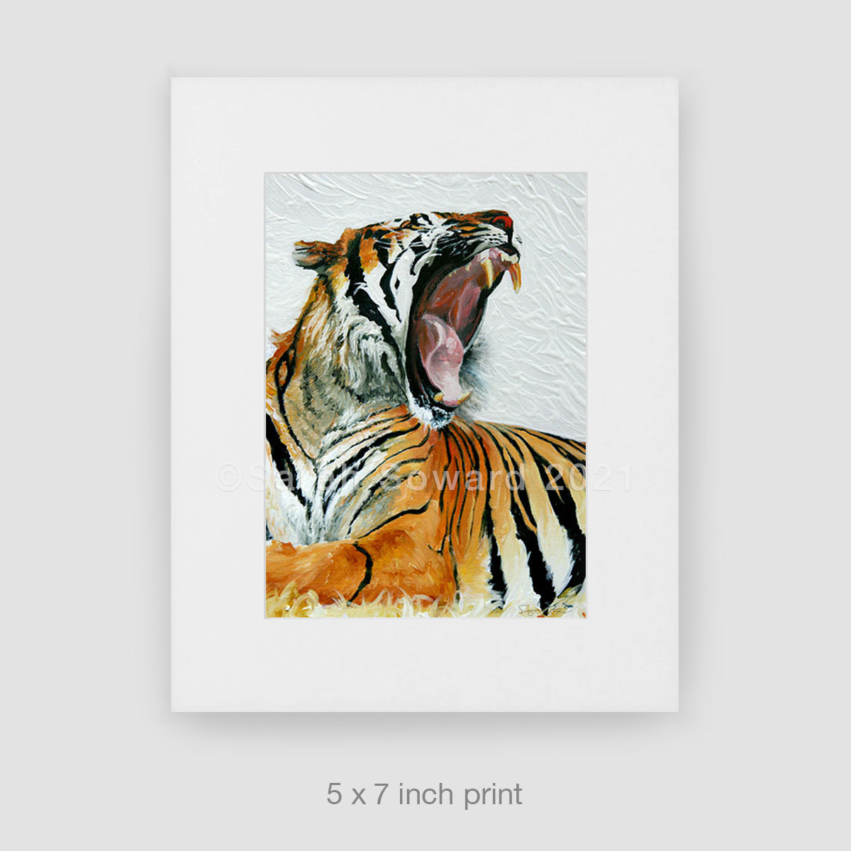 The Yawn, Tiger Limited Edition Print