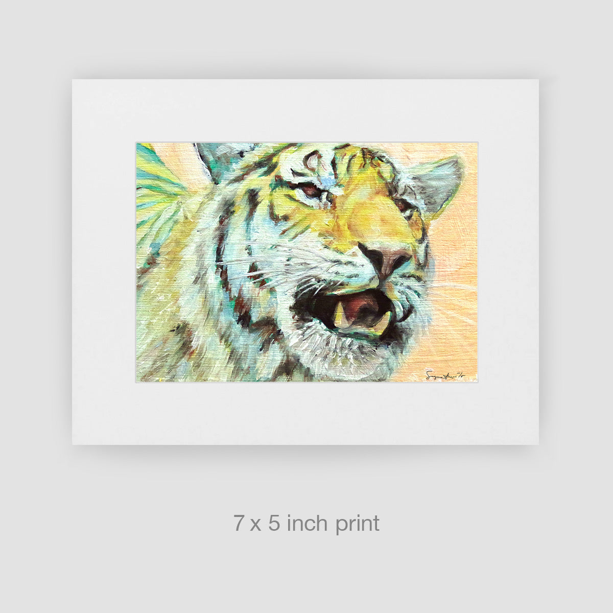 Tiger Talk, Limited Edition Print